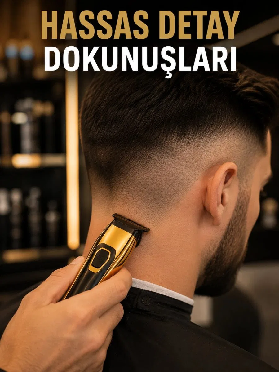 Usb Type-c Şarjlı Çok Fonksiyonlu Saç Ve Sakal Düzeltme Makinesi