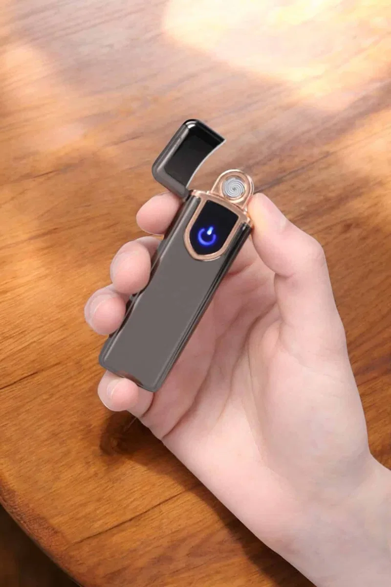 Çakmak Alevsiz Elektronik USB Şarjlı Uzun Ömürlü Kaliteli görsel 2