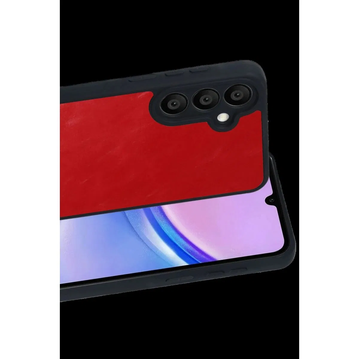Samsung Galaxy A57 5g Aras Deri Kapak - Kırmızı görsel 2