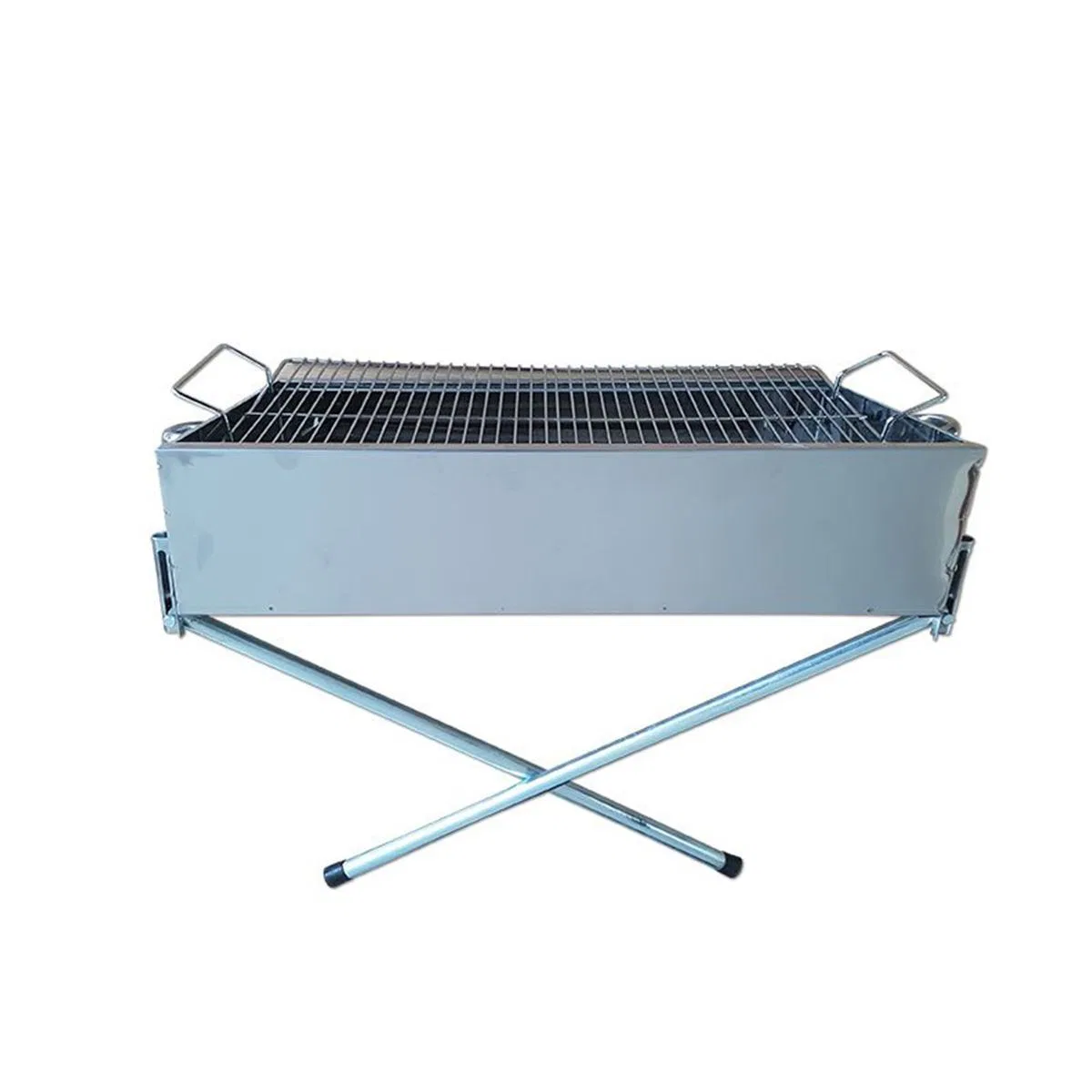 Paslanmaz Portatif Mangal 70 cm Ayaklı Standlı görsel 4