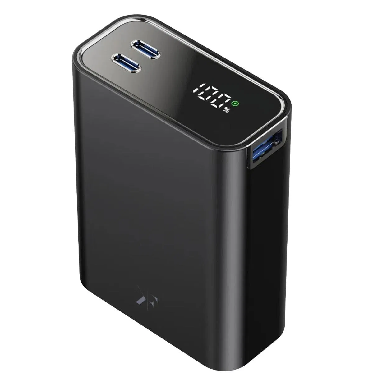 Pw501 20. 000 Mah Dijital Göstergeli 2 Adet 45w Type-c Ve 22. 5w Usb Çıkışlı Şarj Pd Hızlı Şarj Powerbank - Siyah