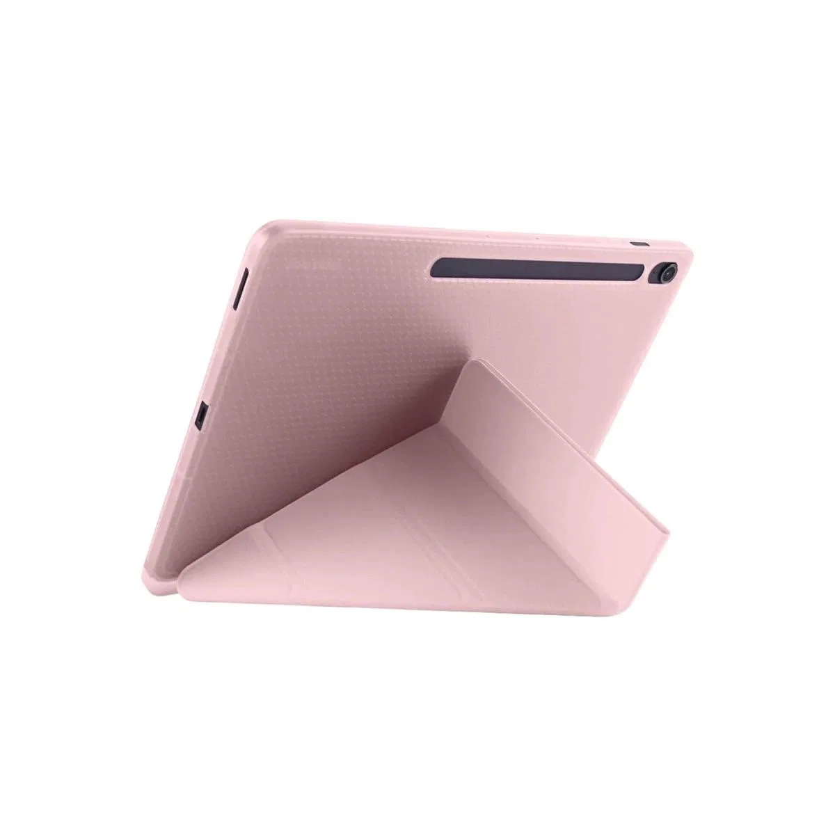 Apple İpad Pro 11 (2024) Kılıf Kalemlikli Hugo Tablet Kılıfı - Rose Gold görsel 2