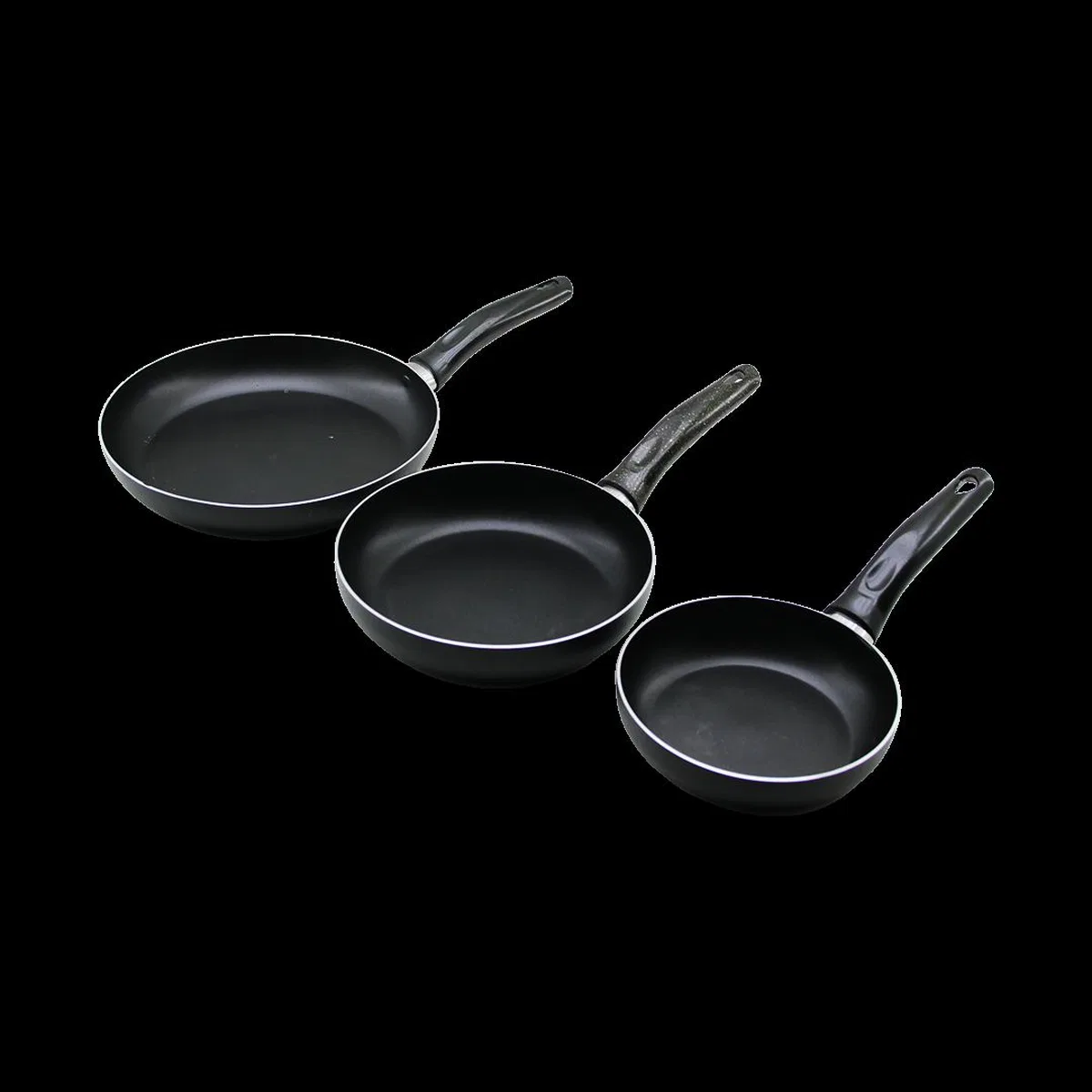 Teflon 3 Parça Tava Seti (16-20-24 cm) görsel 2