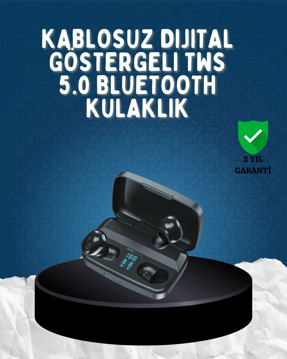 Bluetooth V5. 0 Teknolojili Parmak Dokunmatik Kontrol Kulaklık Seti