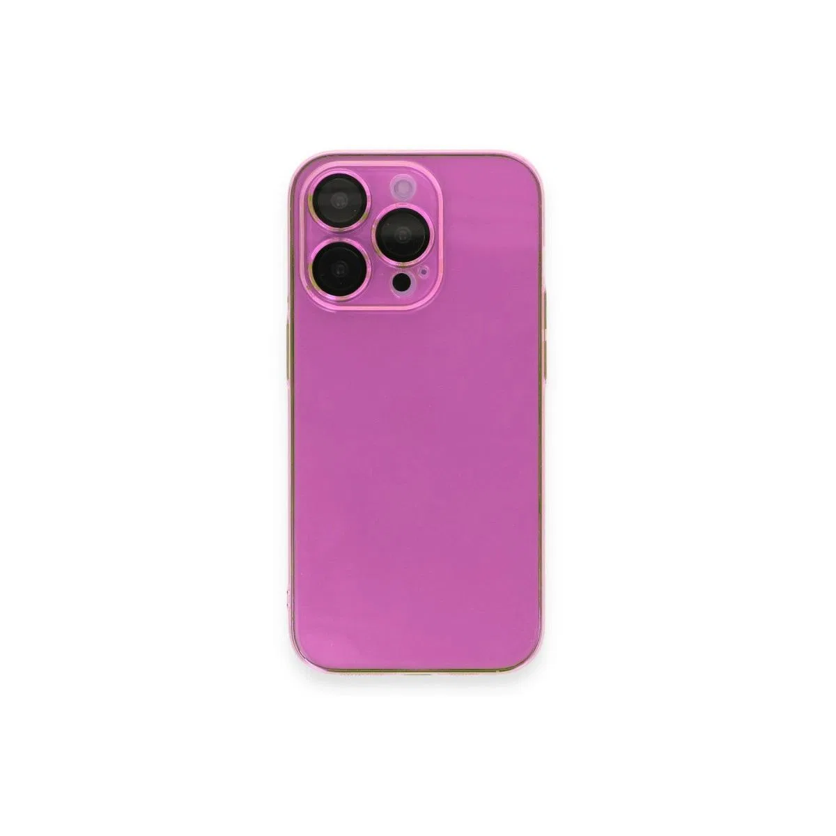 Apple İphone 13 Pro Max Kılıf Armada Lensli Kapak - Pembe görsel 2