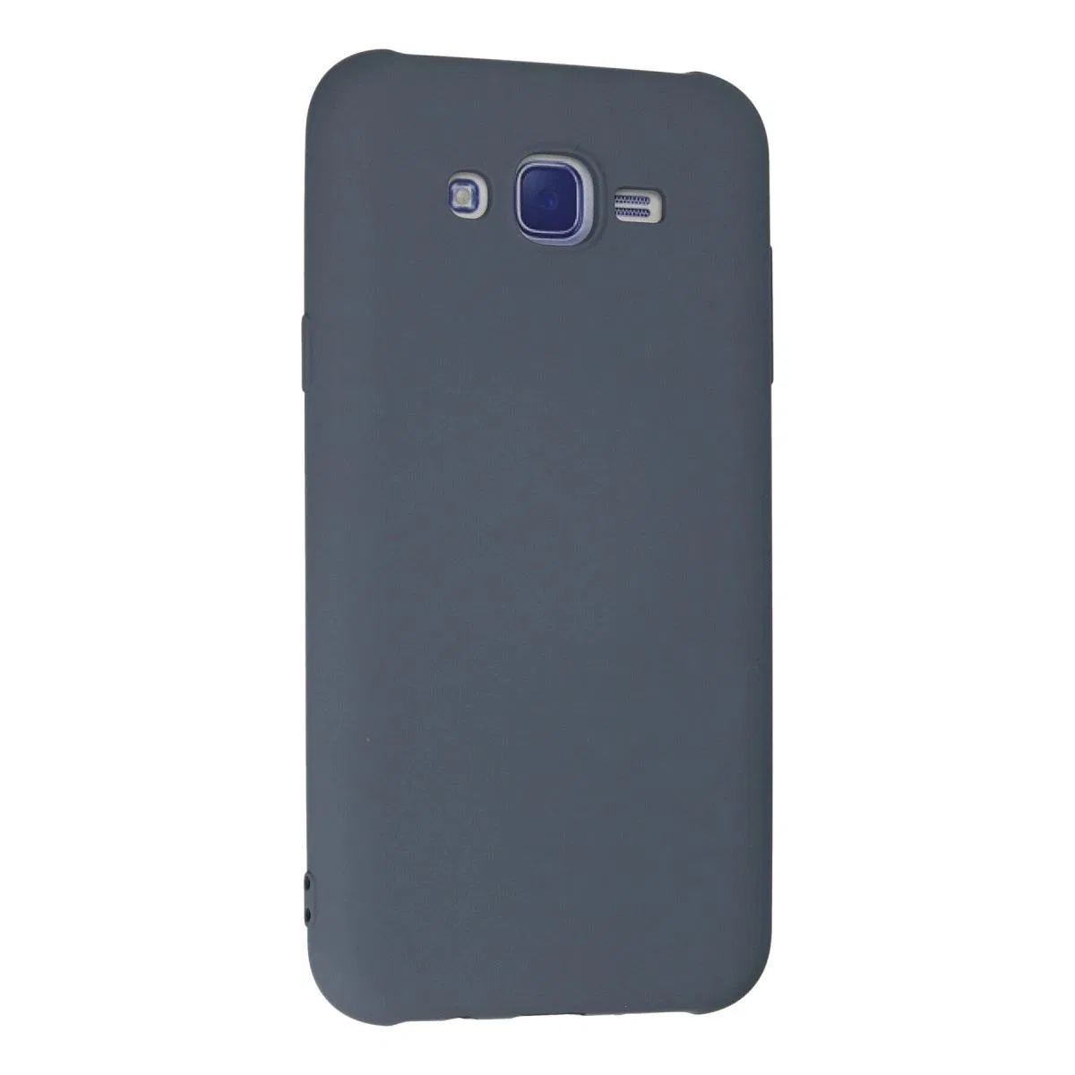 Samsung Galaxy J7 Kılıf Nano İçi Kadife Silikon - Gri görsel 3