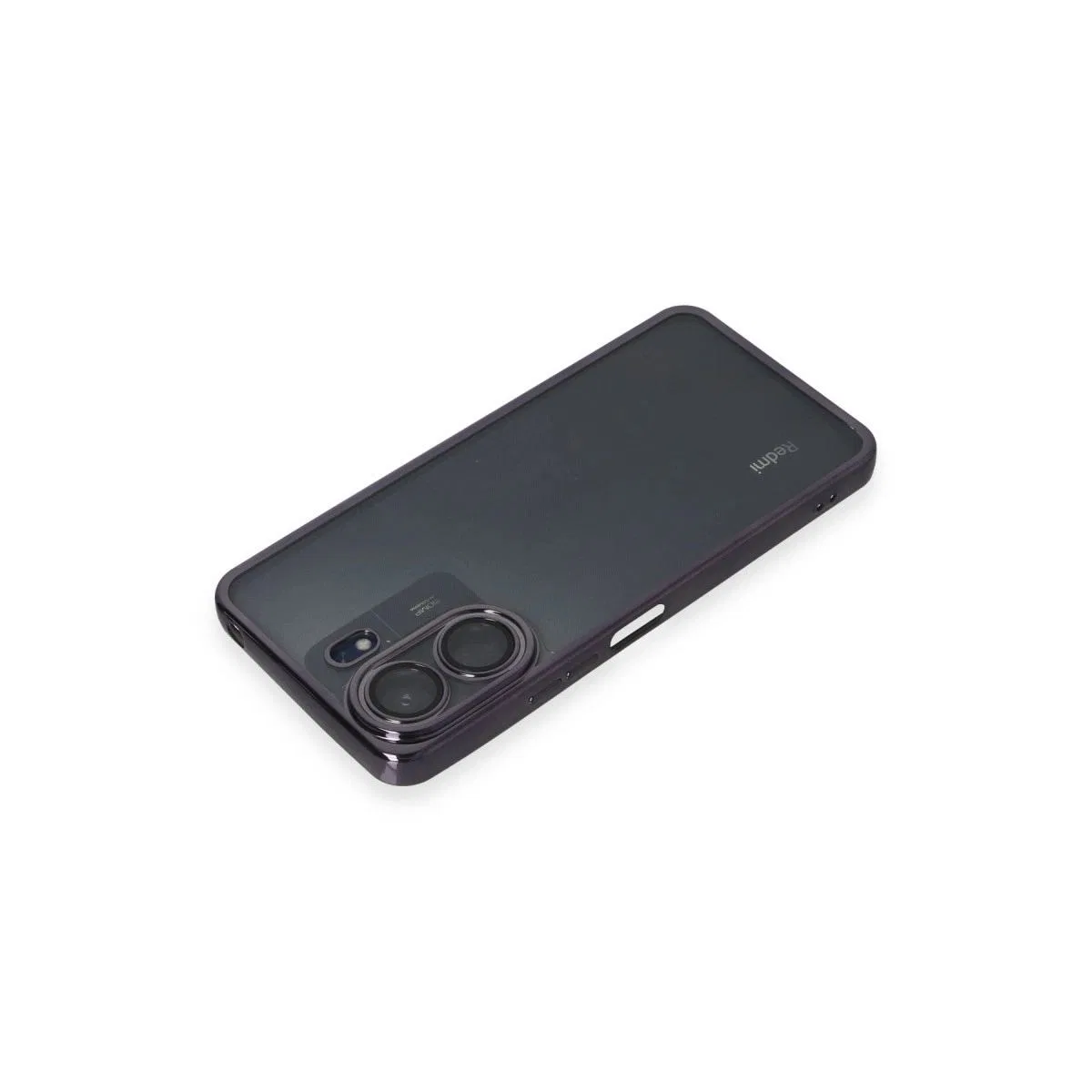 Xiaomi Redmi 13c Kılıf Razer Lensli Silikon - Mor görsel 3