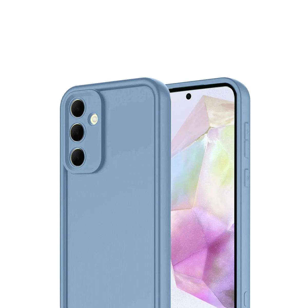 Samsung Galaxy A17 5g Viera Silikon - Mavi görsel 2