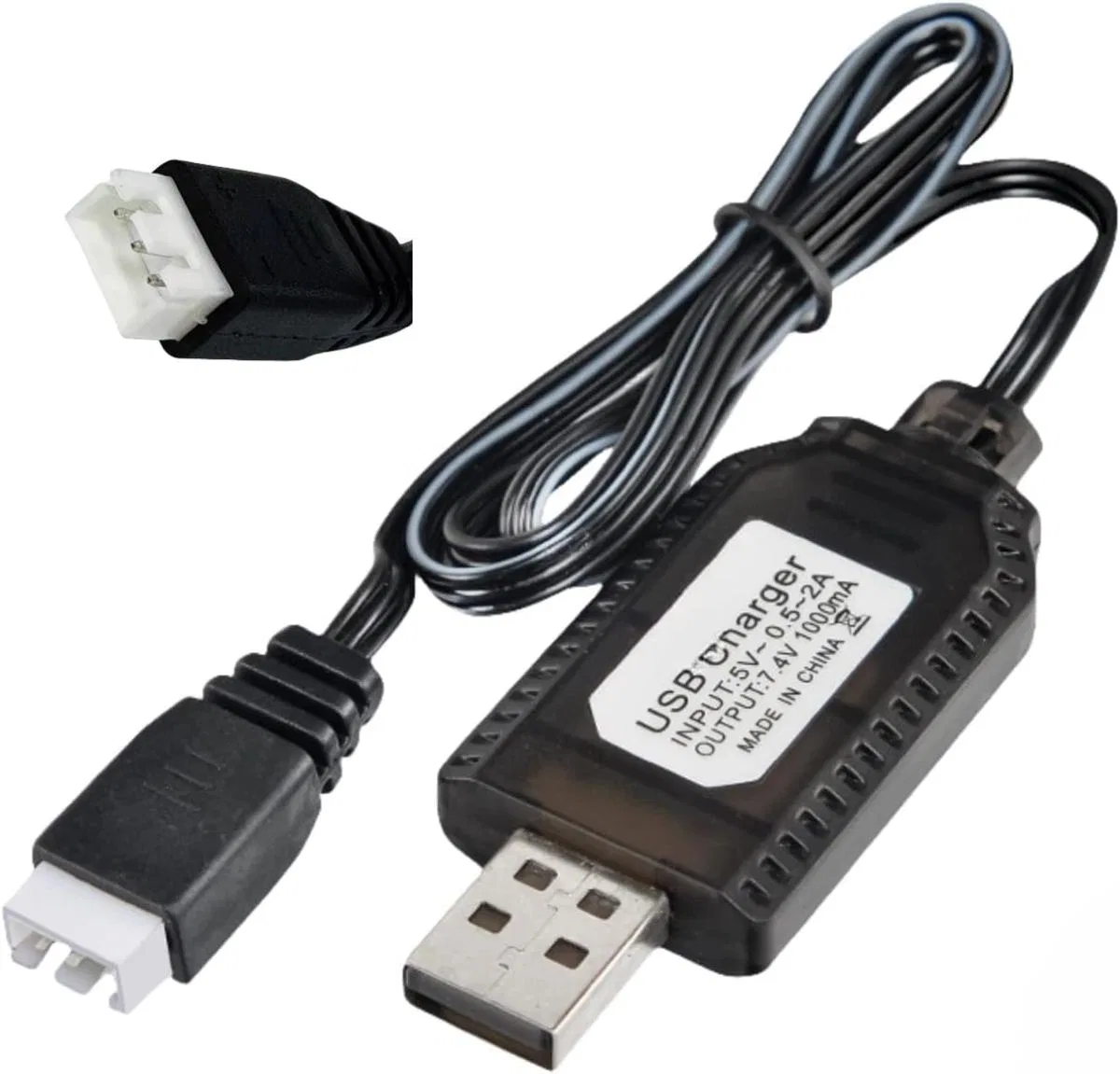 Sertec 7. 4v Li-ion Sm-3p Soket Drone Bataryası Usb Şarj Kablosu