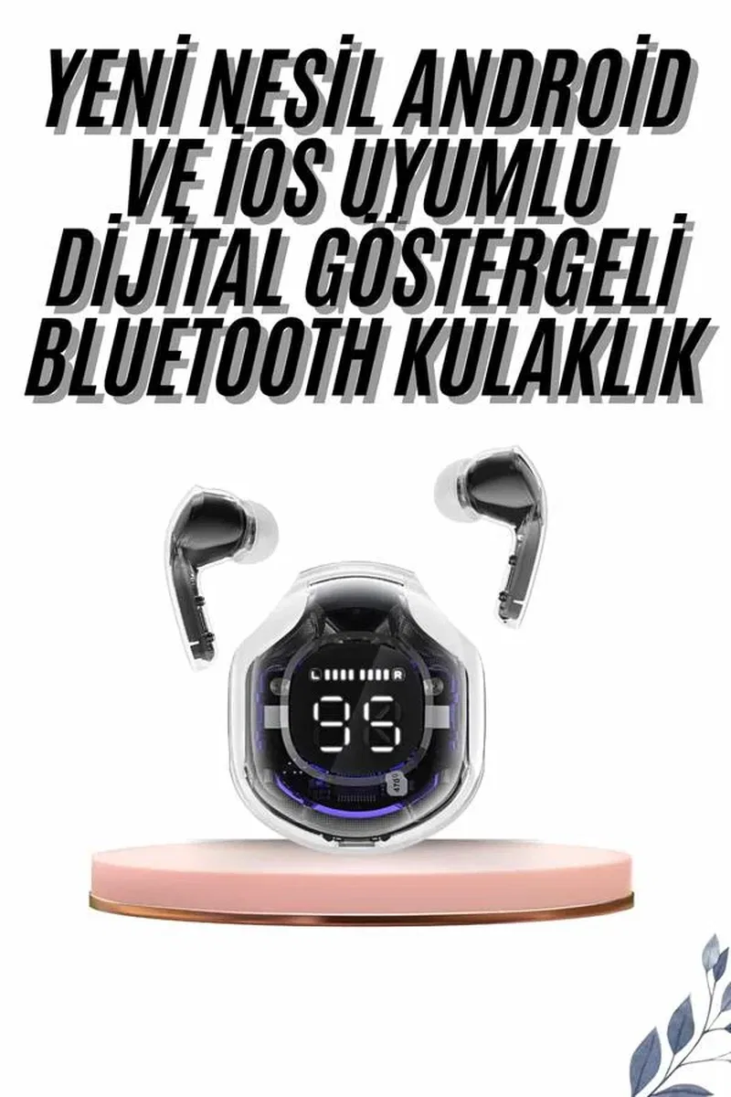 2025 Model Kablosuz Bluetooth Kulaklık ANC ENC Destekli HİFİ Stereo görsel 2