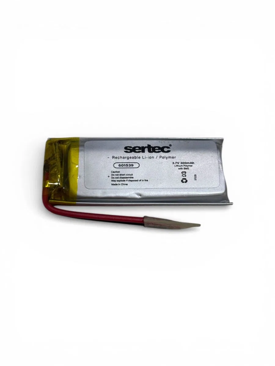 Sertec 601539 3. 7v 300 Mah Li-polymer Pil (devreli/1. 5a)