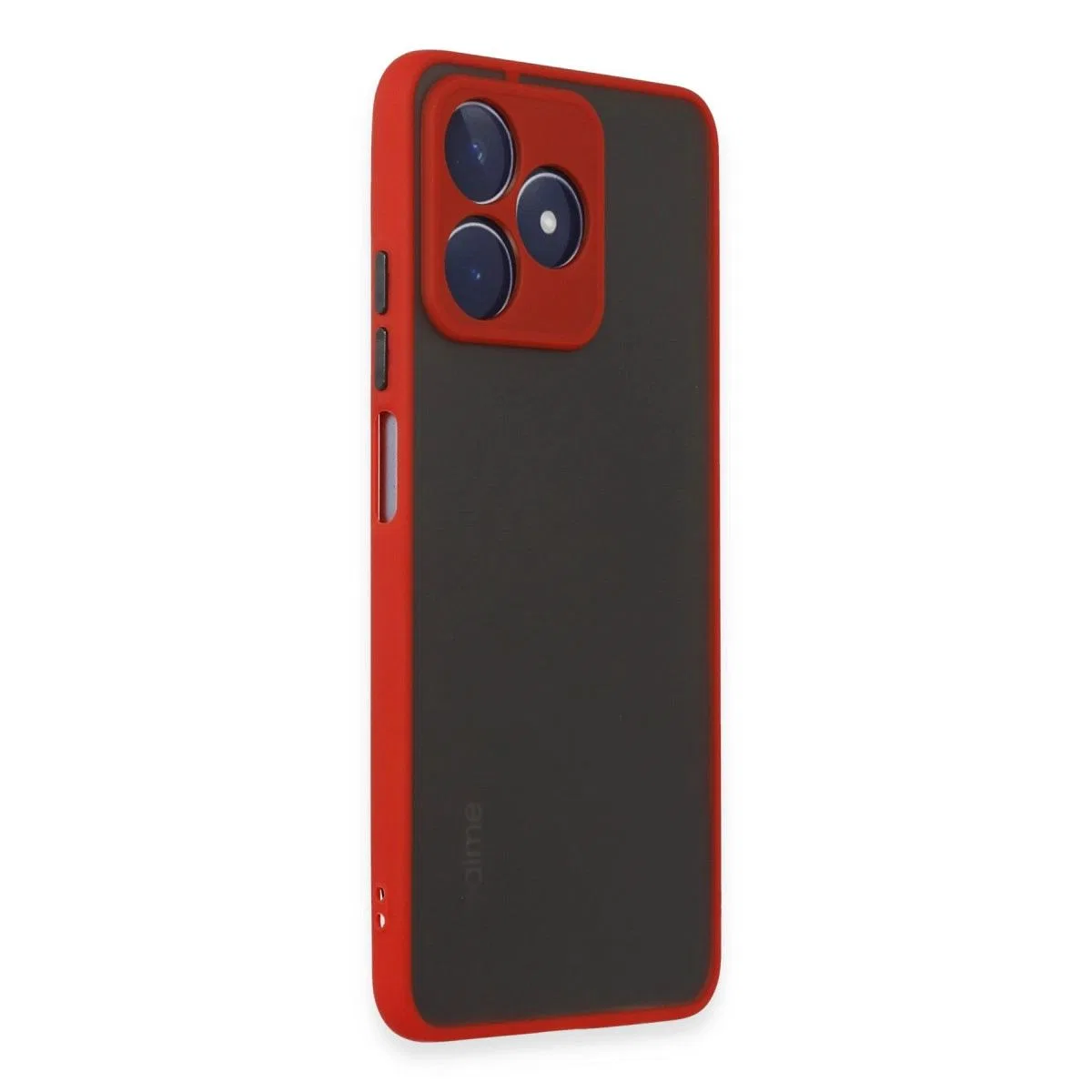 Realme C53 Kılıf Montreal Silikon Kapak - Kırmızı görsel 2