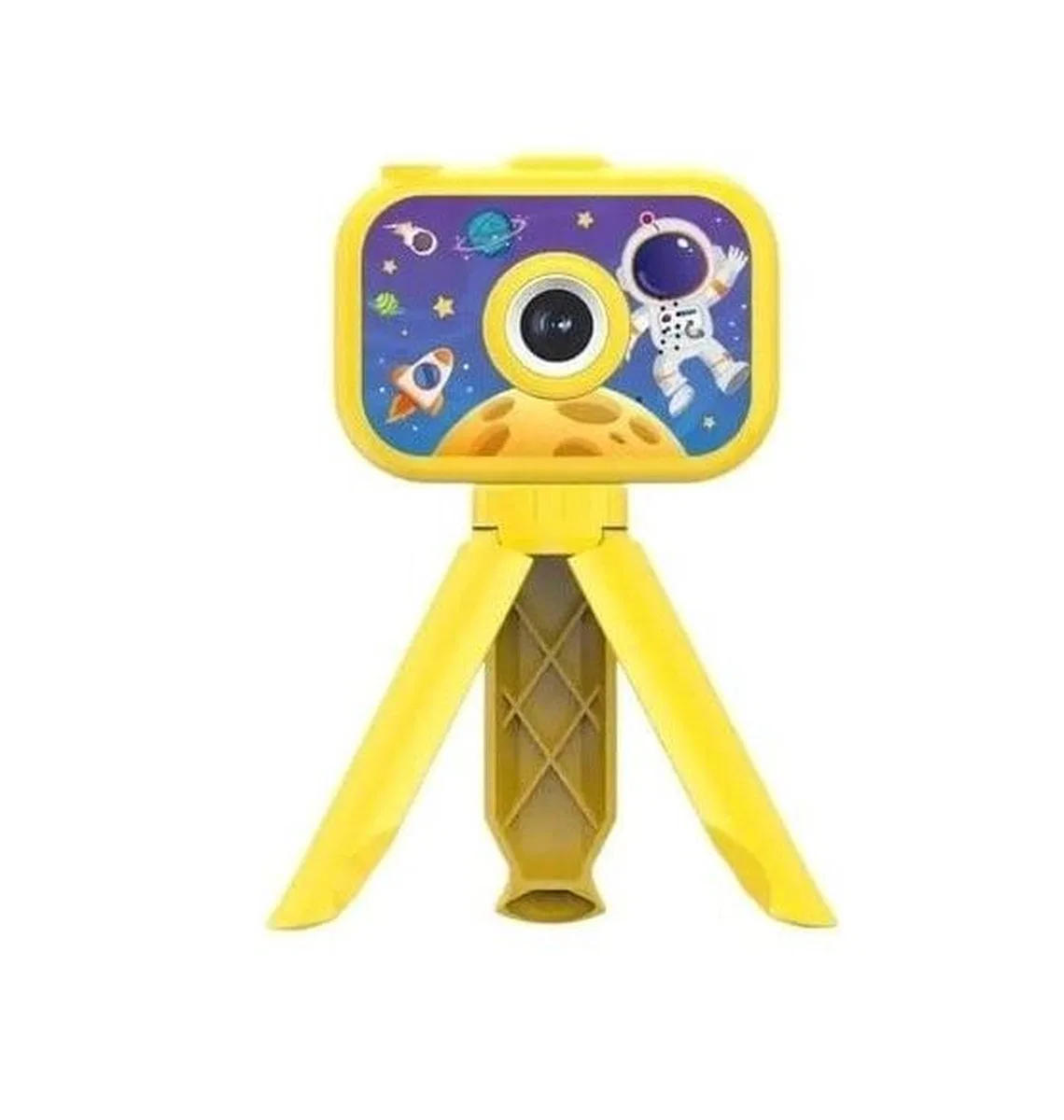 Dijital Fotoğraf Makinesi Çocuk Mini 1080p Hd Kamera Selfie Tripotlu Ön Arka Kamera görsel 3
