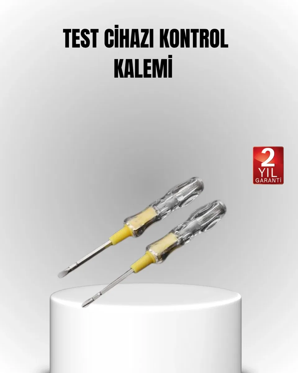 Neon Işıklı Elektrik Kontrol Kalemi