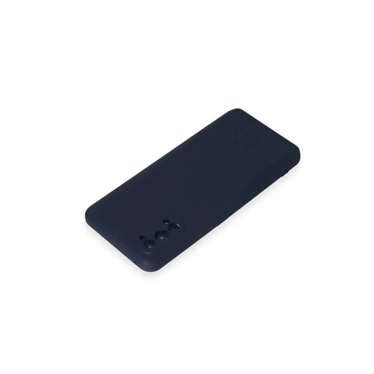 Realme 7 Pro Kılıf Nano İçi Kadife Silikon - Lacivert görsel 3