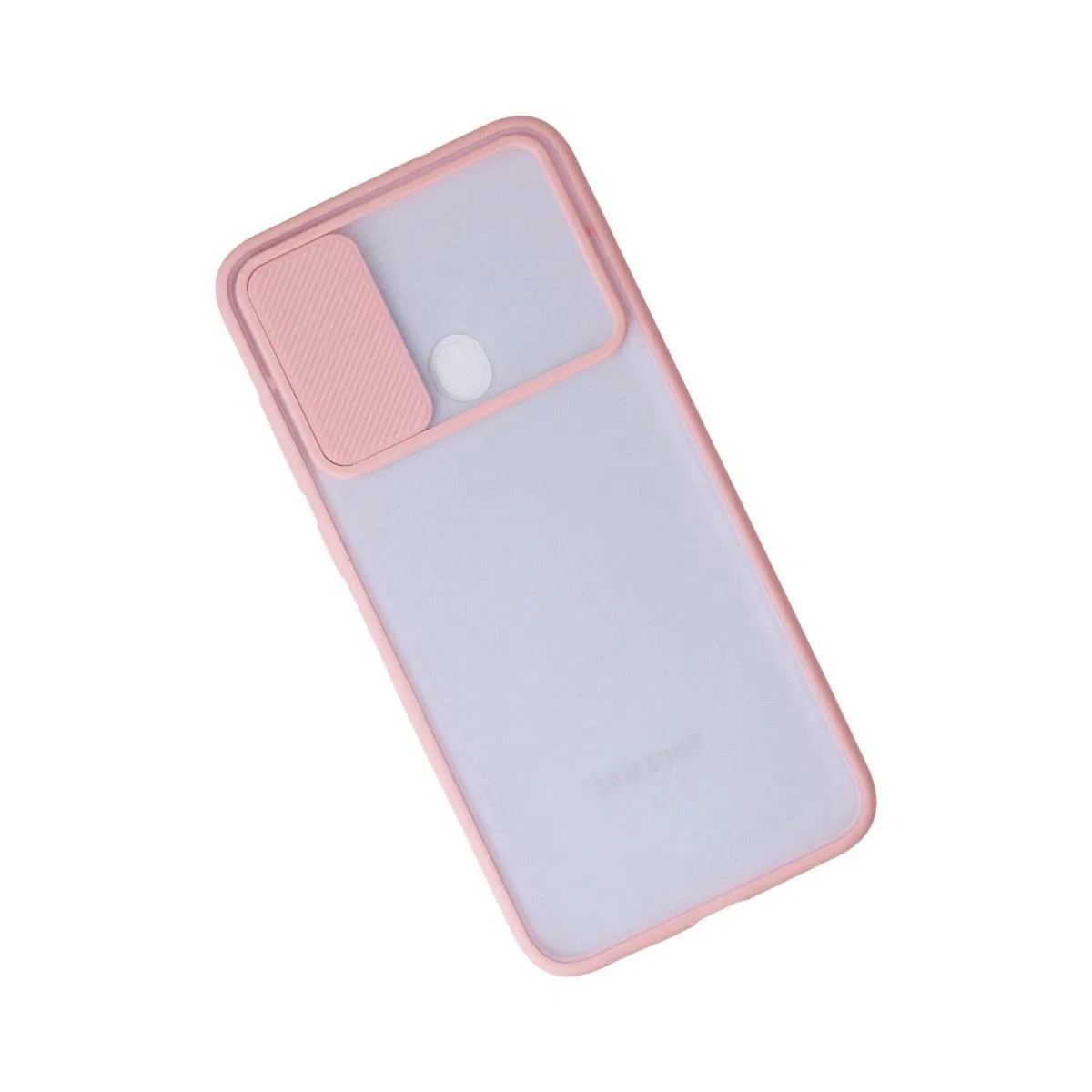 Samsung Galaxy A11 Kılıf Palm Buzlu Kamera Sürgülü Silikon - Pembe görsel 6