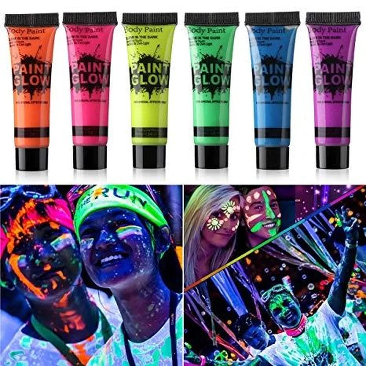 Glow Sboya Fosforlu Krem Boya 12 Adet görsel 3