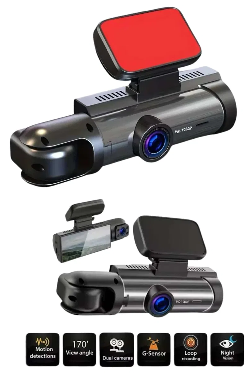 Araç Kamerası Dönebilen HD Kaliteli Video ve Fotoğraf Kaydedici görsel 3