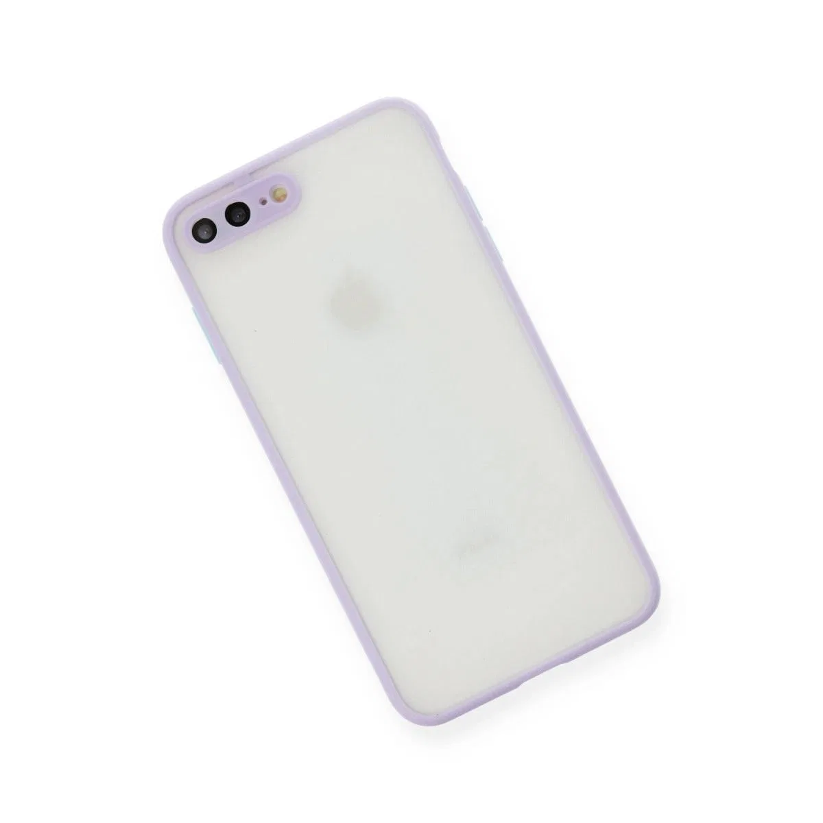 Apple İphone 7 Plus Kılıf Montreal Silikon Kapak - Mor görsel 3