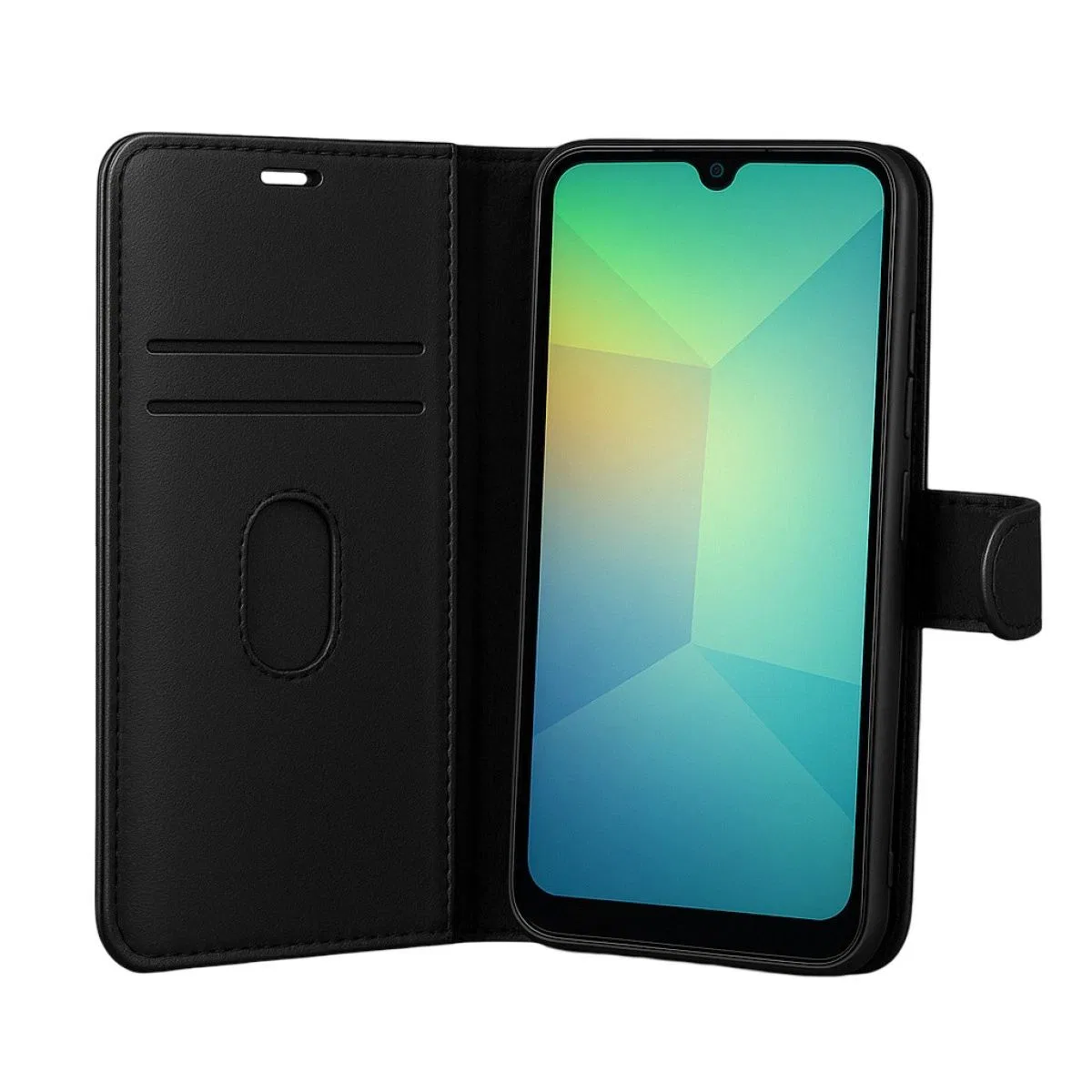 Realme C75 4g Trend S Plus Kapaklı Kılıf - Siyah görsel 3