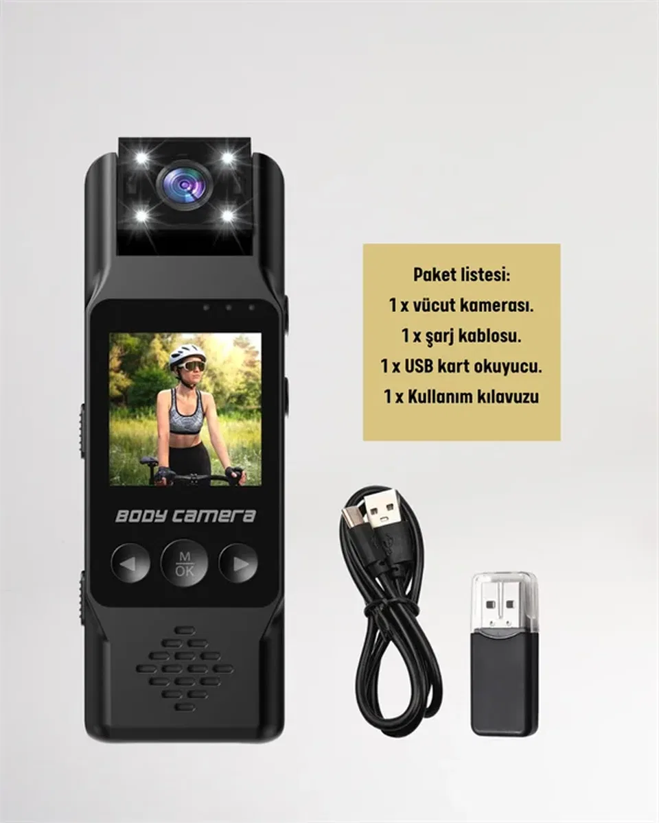 WiFi Özellikli Taşınabilir Kamera – 1. 3” TFT Ekran, 3MP Fotoğraf, 128GB Kart Desteği görsel 4