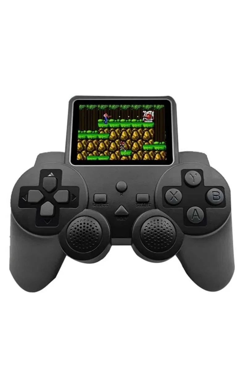 2. 4 İnç Ekran 520 Oyunlu Retro Temalı Kablosuz Oyun Kolu El Atarisi görsel 4
