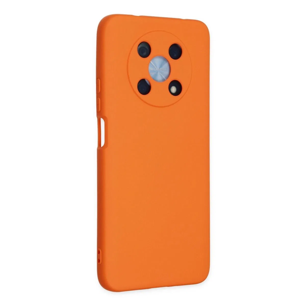 Huawei Nova Y90 Kılıf Nano İçi Kadife Silikon - Turuncu görsel 2