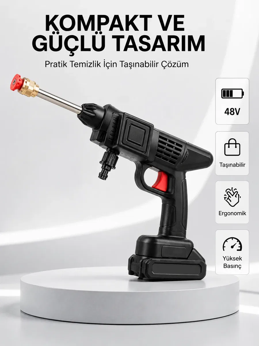 Orijinal 48V Şarjlı Basınçlı Temizlik Tabancası 2025 A Kalite Seri
