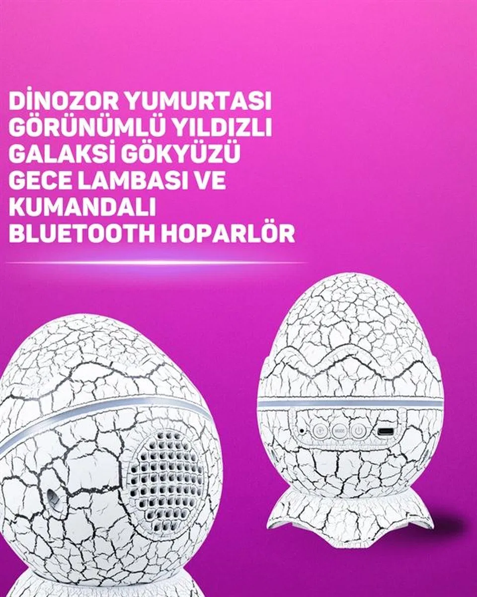 Bluetooth Hoparlör Özellikli 7 Renkli Gece Aydınlatması görsel 2