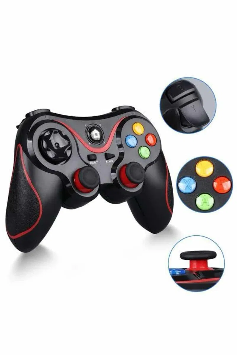 Kablosuz Oyun Kolu Bluetooth Joystick Gamepad Android Uyumlu görsel 5