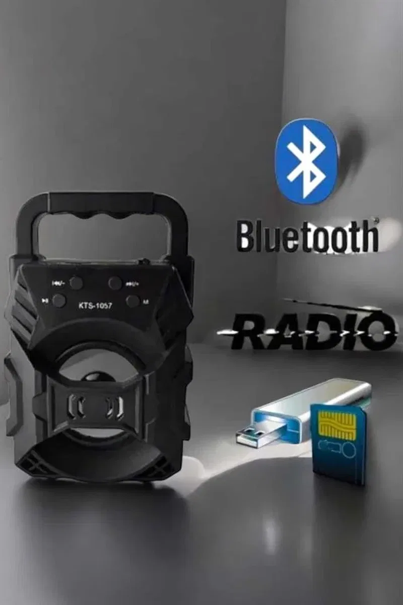 Işıklı Bluetooth Hoparlör Müzik ve Renkli Işık Taşınabiilir görsel 3