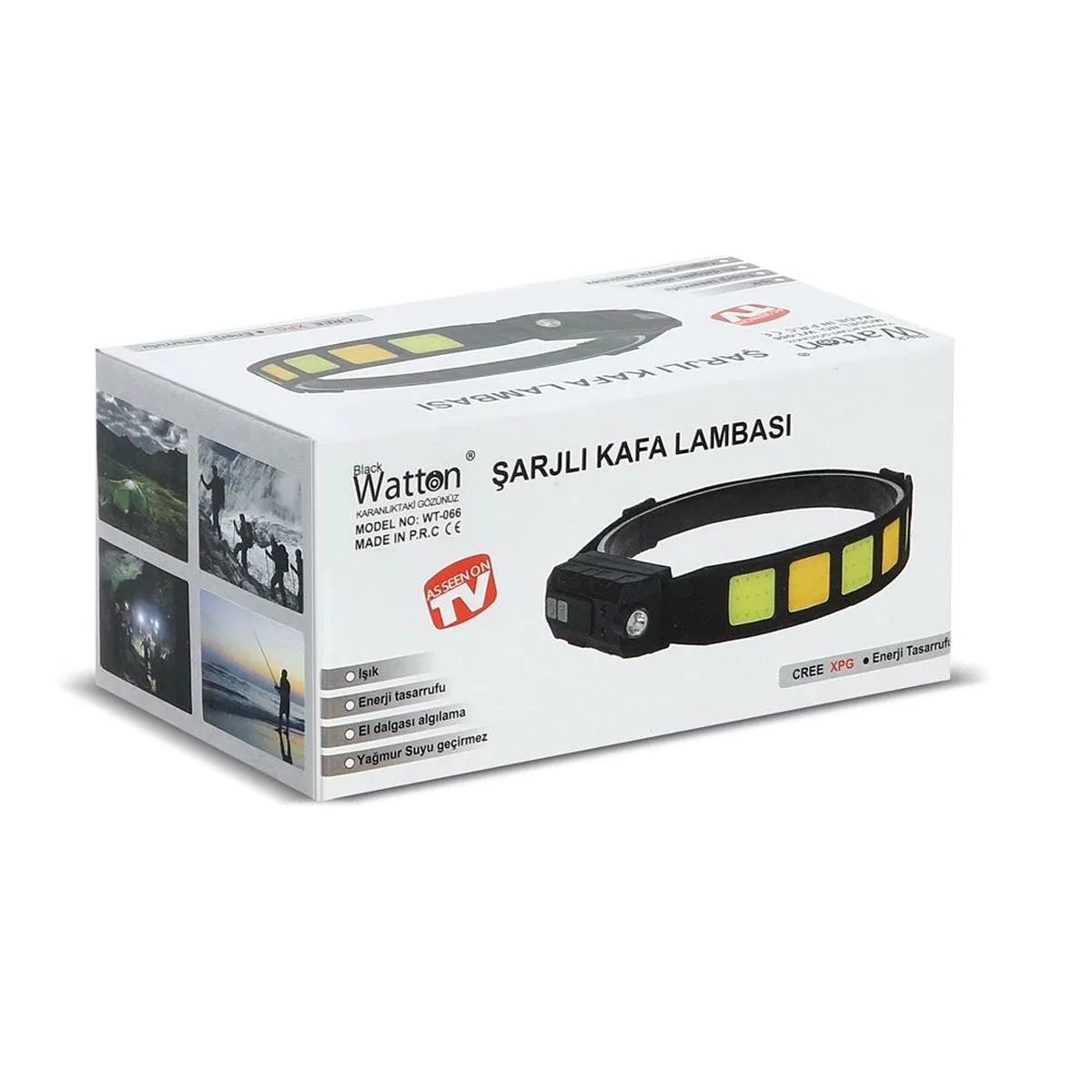 Sensörlü Cob Xpg Led Kafa Lambası Wt-066 görsel 2