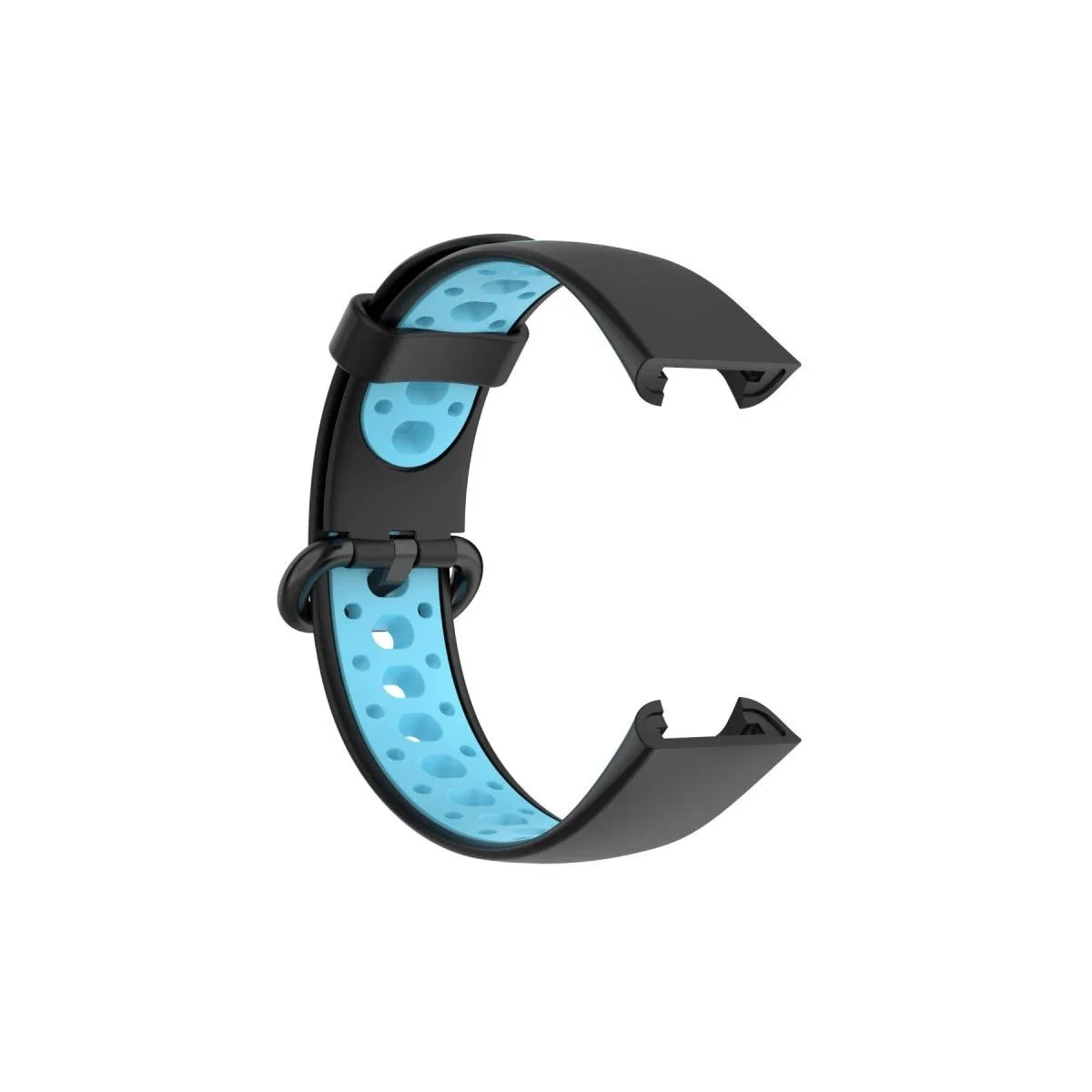 Xiaomi Redmi Watch 2 Spor Delikli Kordon - Siyah-mavi görsel 4