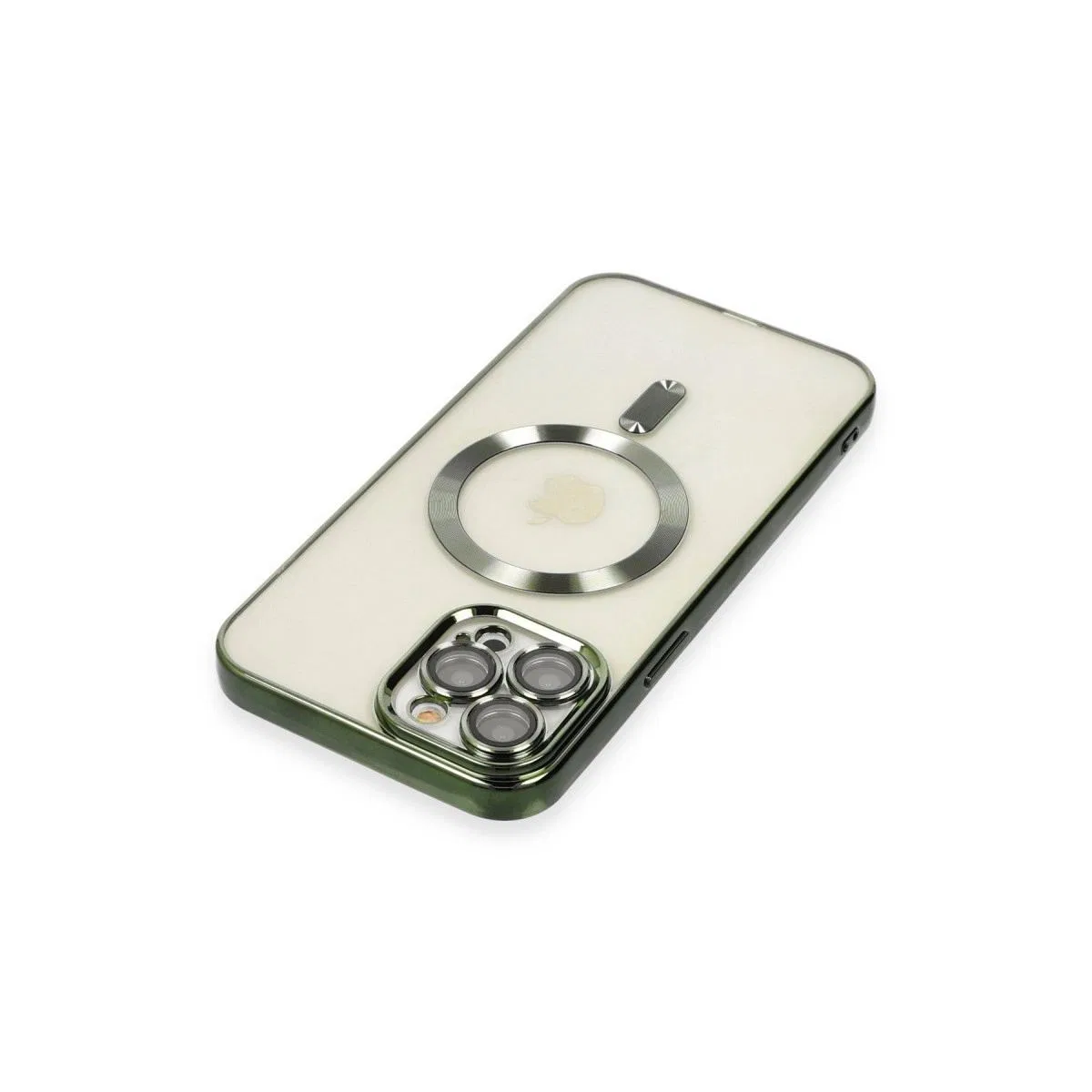 Apple İphone 12 Pro Max Kılıf Kross Magneticsafe Kapak - Koyu Yeşil görsel 4