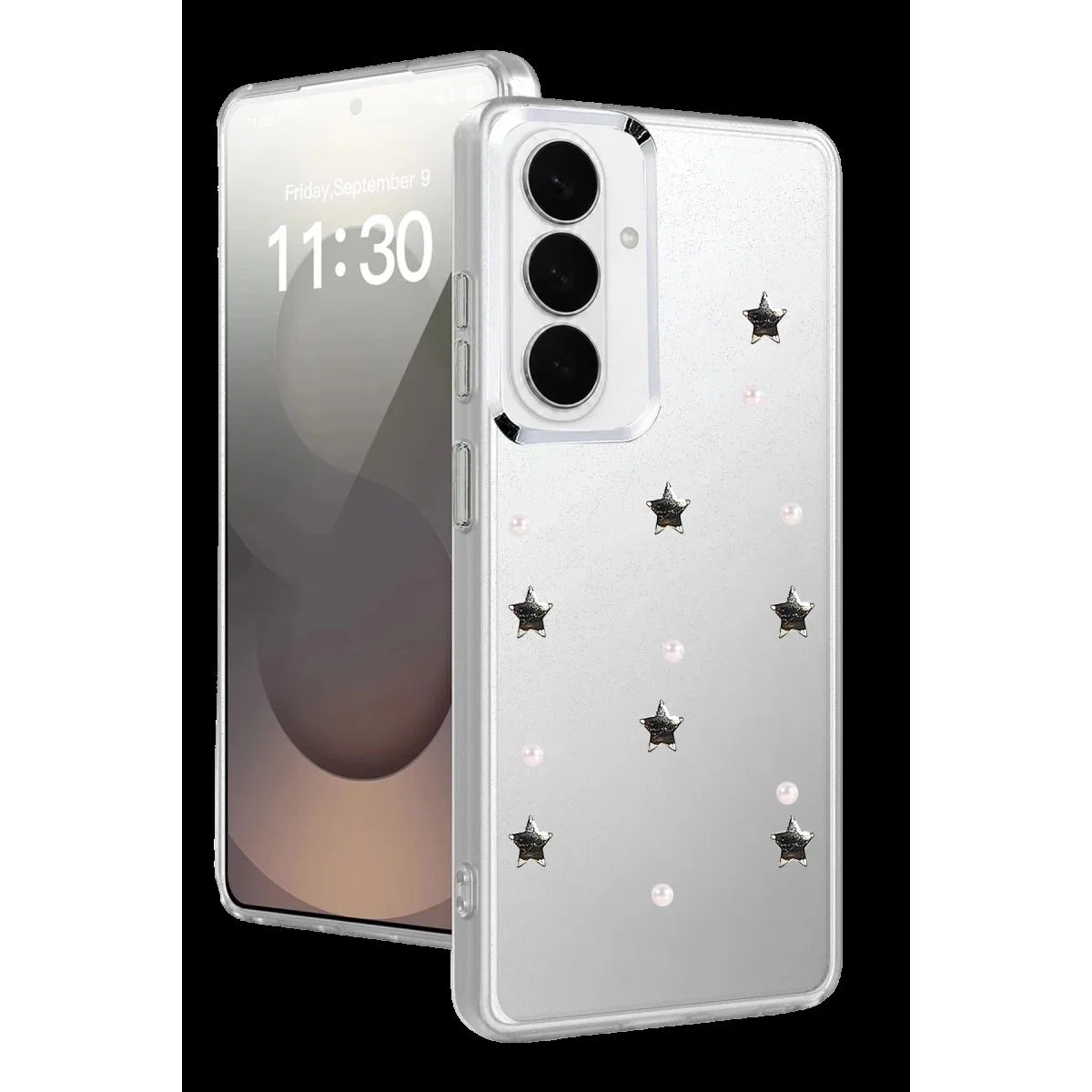Samsung Galaxy S26 Plus Fiyonk Desenli Kapak - Desen 7