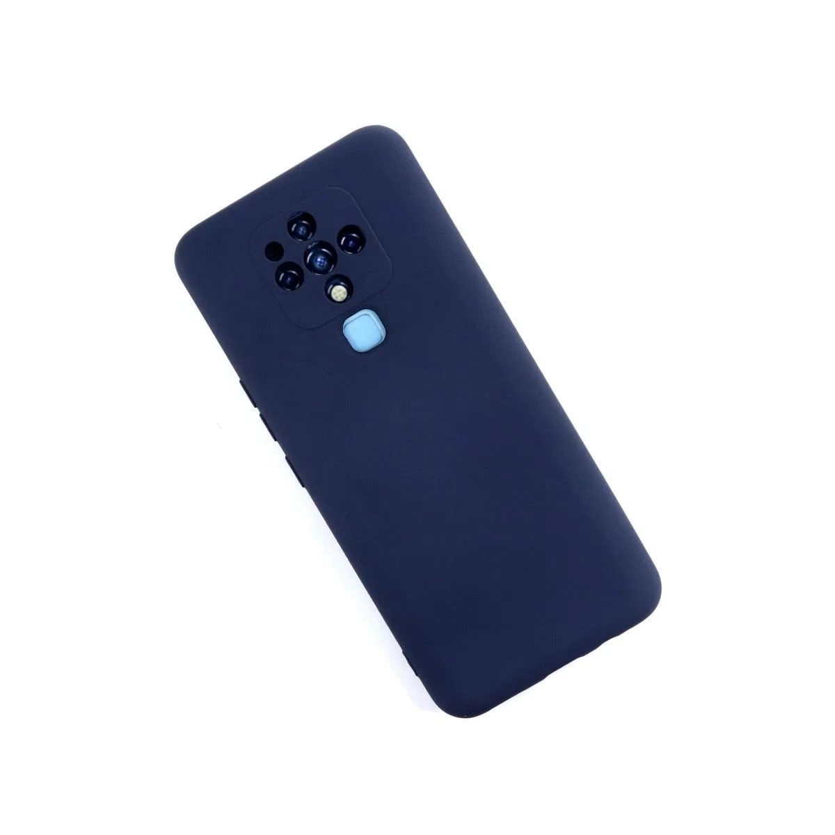 Tecno Camon 16 Kılıf Nano İçi Kadife Silikon - Lacivert görsel 2