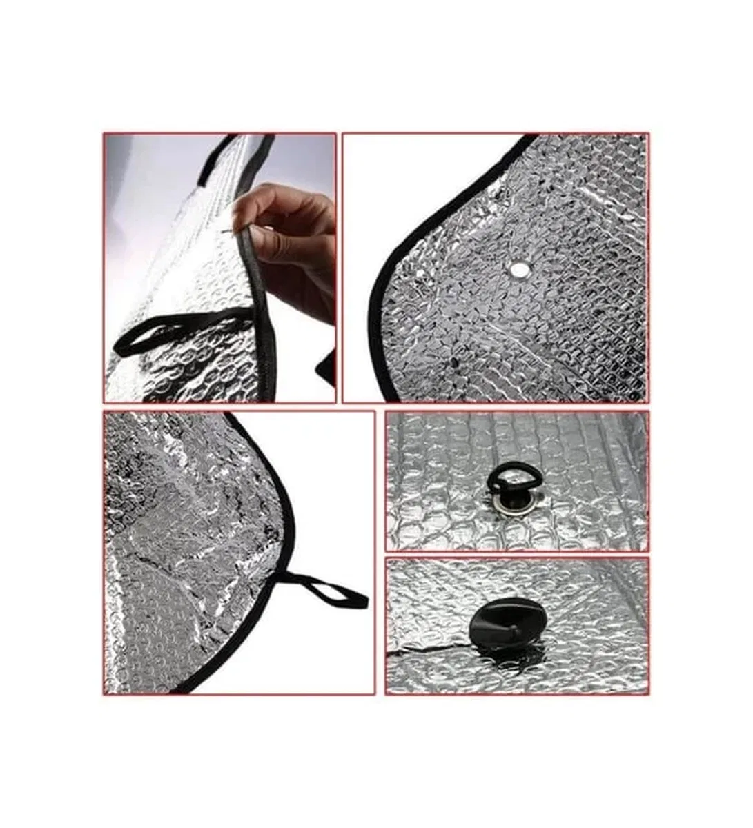 Araç Ön Cam Güneşlik UV ve Isı Koruma Katlanabilir Toyota Corolla Skoda Superb Dacia Duster Ford Focus görsel 5