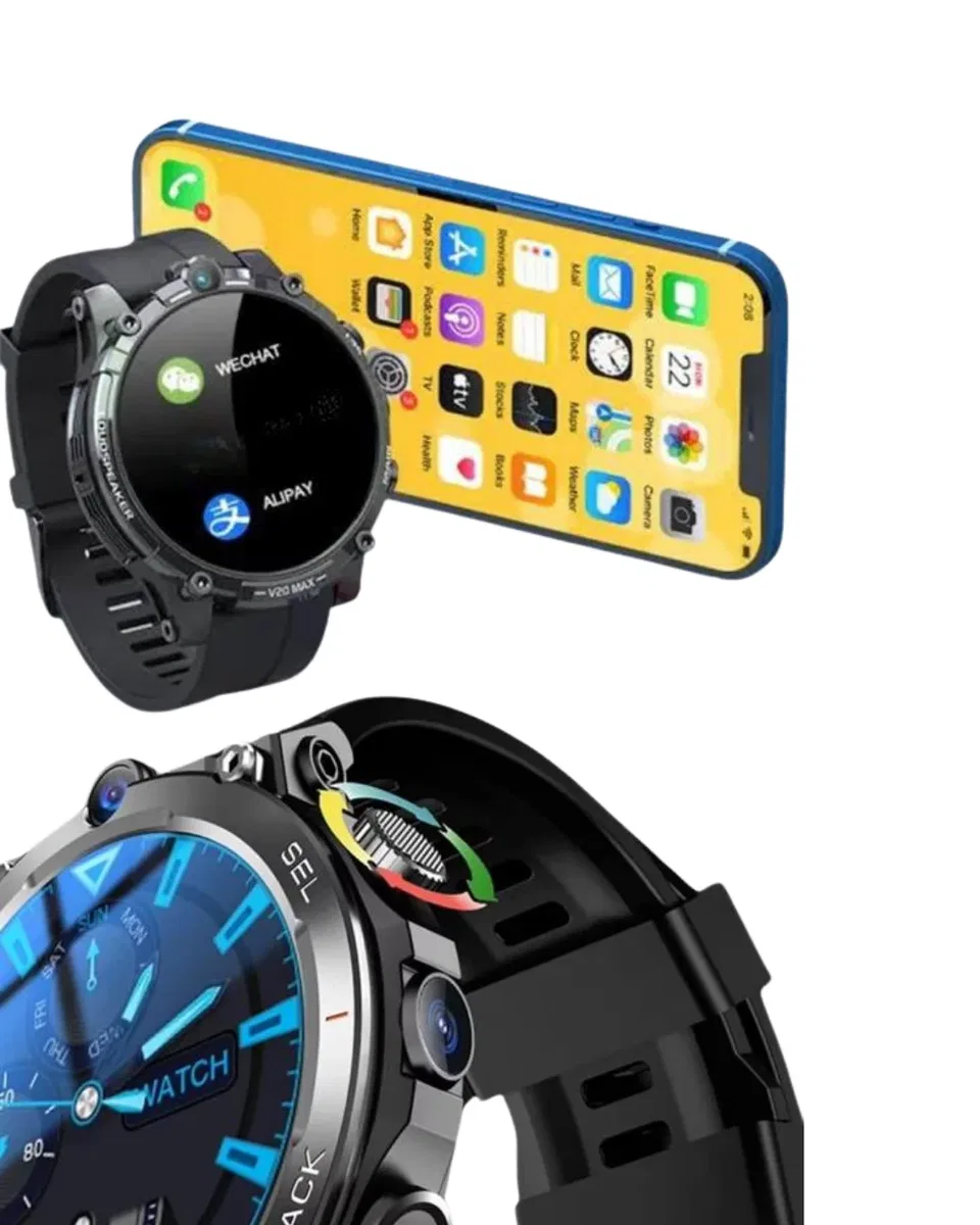 Akıllı Saat Yeni Model Sesli Asistan Bildirim Görme Bluetooth Bağlantılı Müzik Dinleme görsel 4