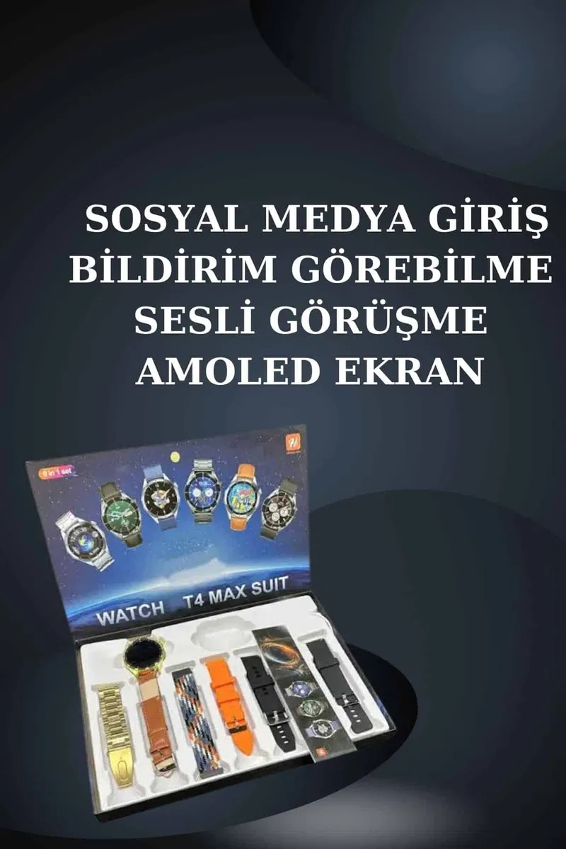 2025 Model Akıllı Saat ve Yeni Nesil Pro Bluetooth Kulaklık ANC Özelliği görsel 4