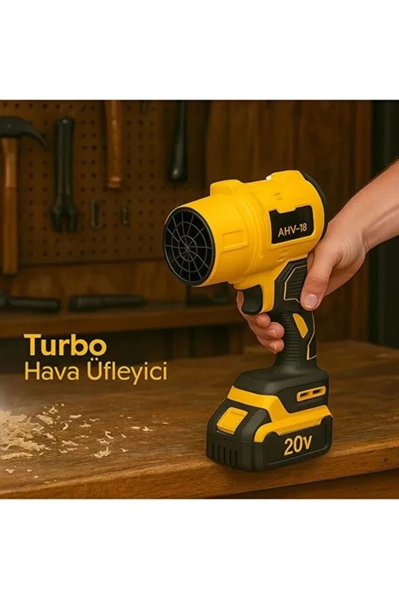 Ahv-18 Turbo Hava Üfleyici | 4 Kademe Hız | 21v 431w Kablosuz Blower | 32. 000 Rpm’’ görsel 4