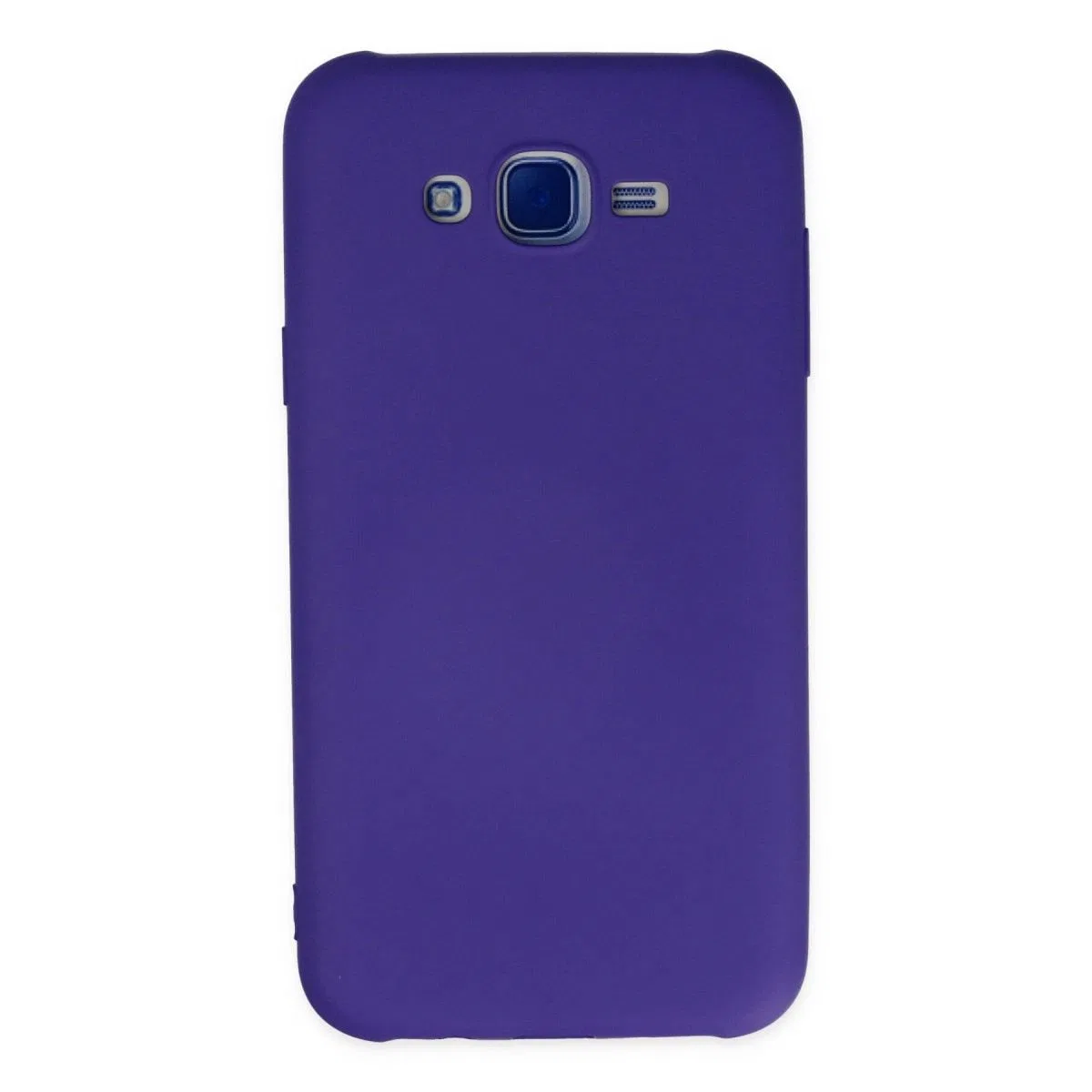 Samsung Galaxy J7 Kılıf Nano İçi Kadife Silikon - Mor