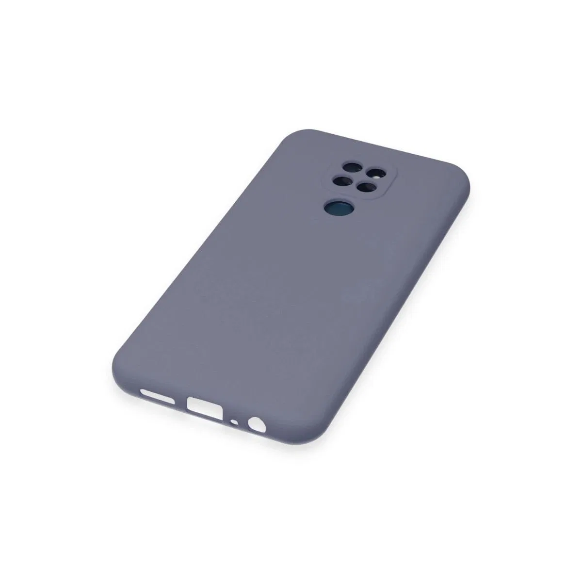 General Mobile Gm 20 Kılıf Nano İçi Kadife Silikon - Gri görsel 5