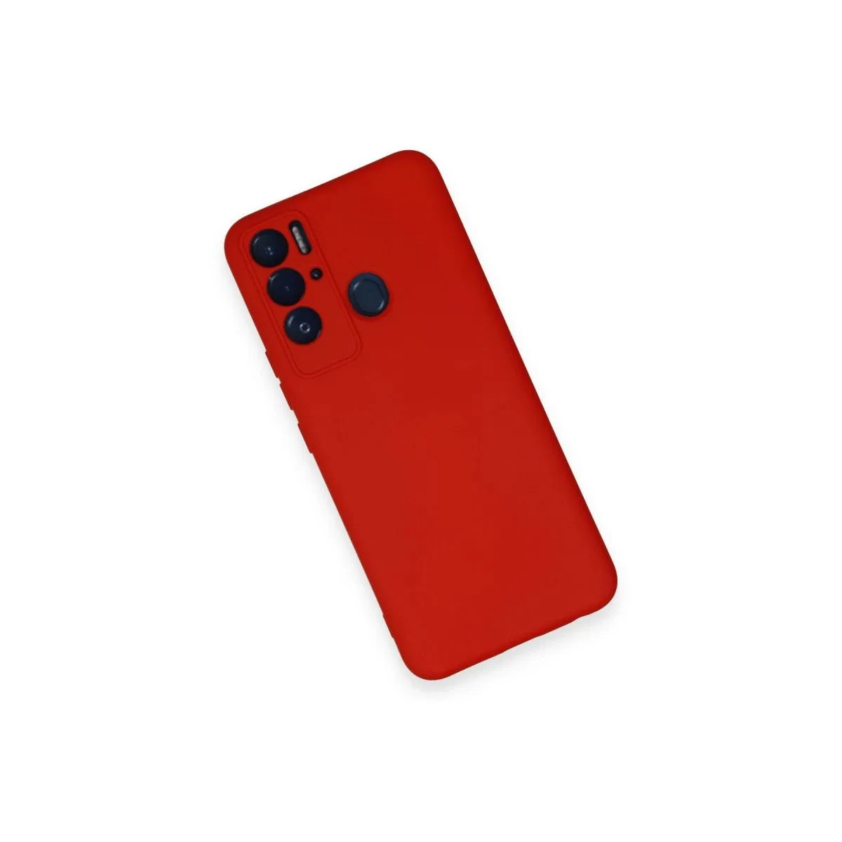 Tecno Pova Neo Kılıf Nano İçi Kadife Silikon - Kırmızı görsel 3