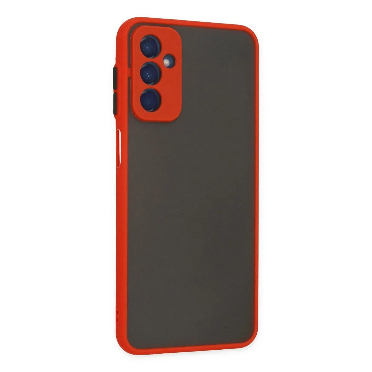 Samsung Galaxy M13 Kılıf Montreal Silikon Kapak - Kırmızı görsel 2
