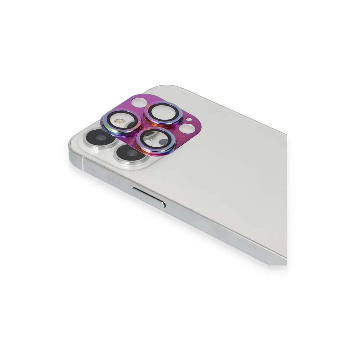 Apple İphone 13 Pro Max Pers Alüminyum Kamera Lens - Rainbow görsel 2