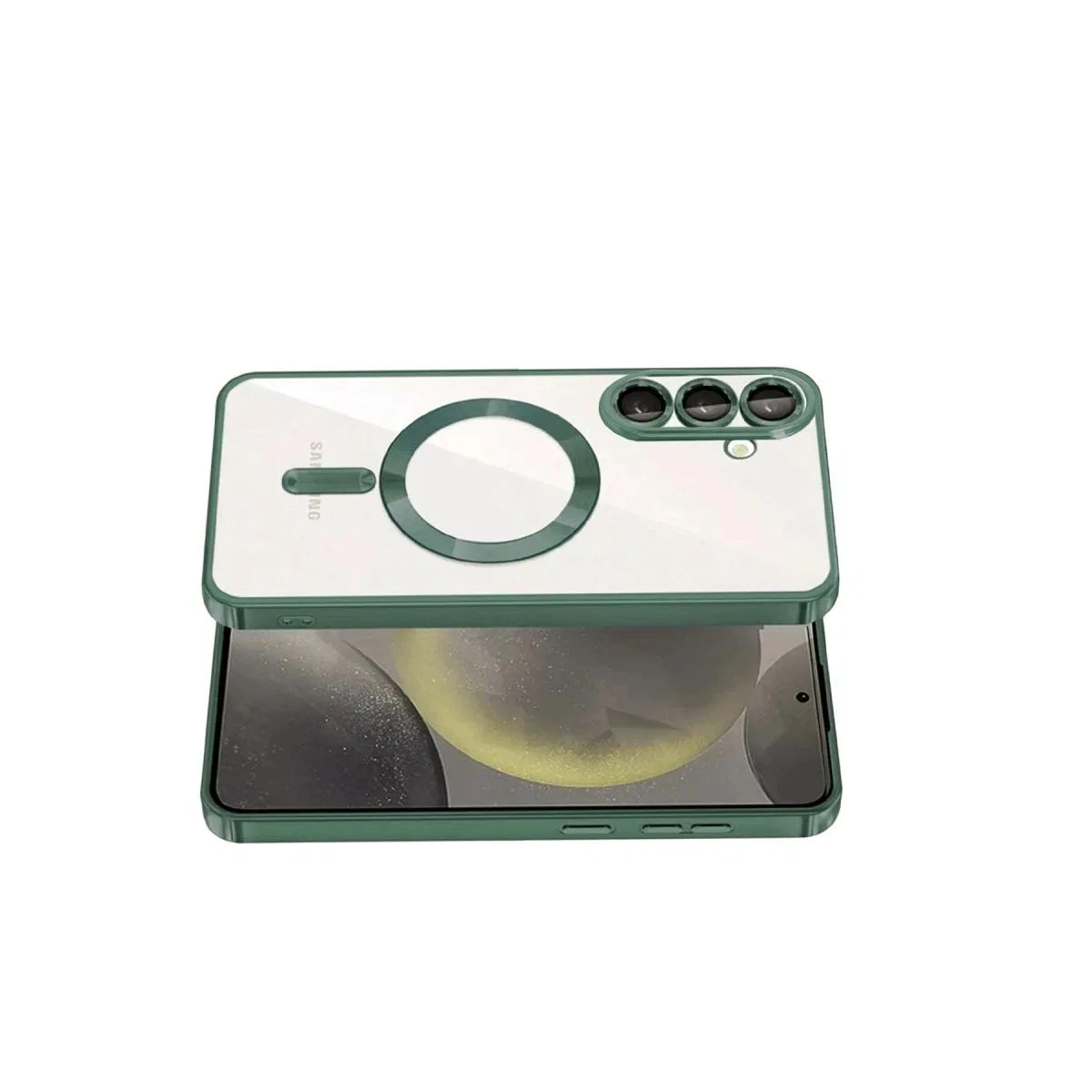 Samsung Galaxy S26 Plus Kross Magneticsafe Kapak - Koyu Yeşil görsel 3