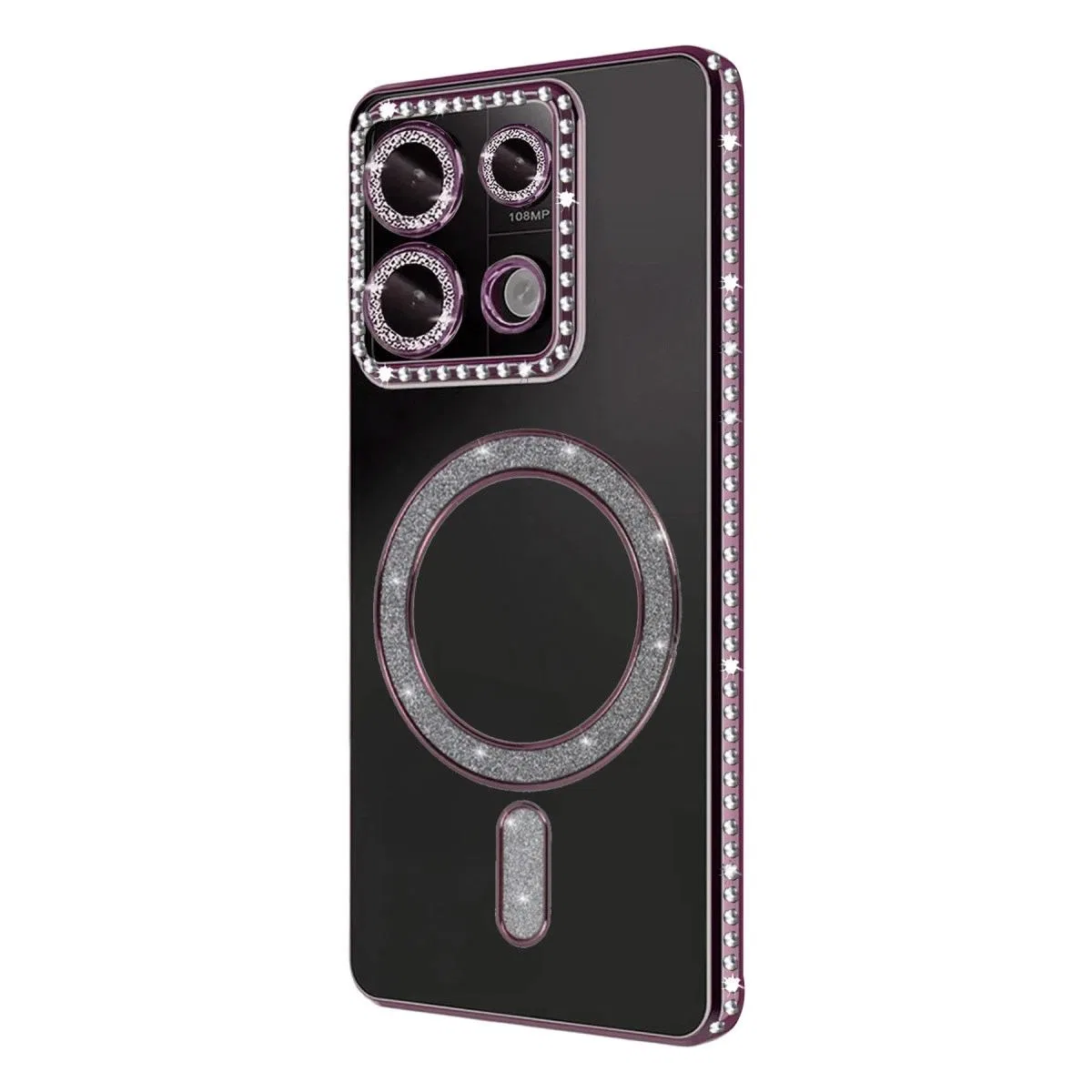 Xiaomi Redmi 13c Joke Simli Magneticsafe Kılıf - Pembe görsel 3
