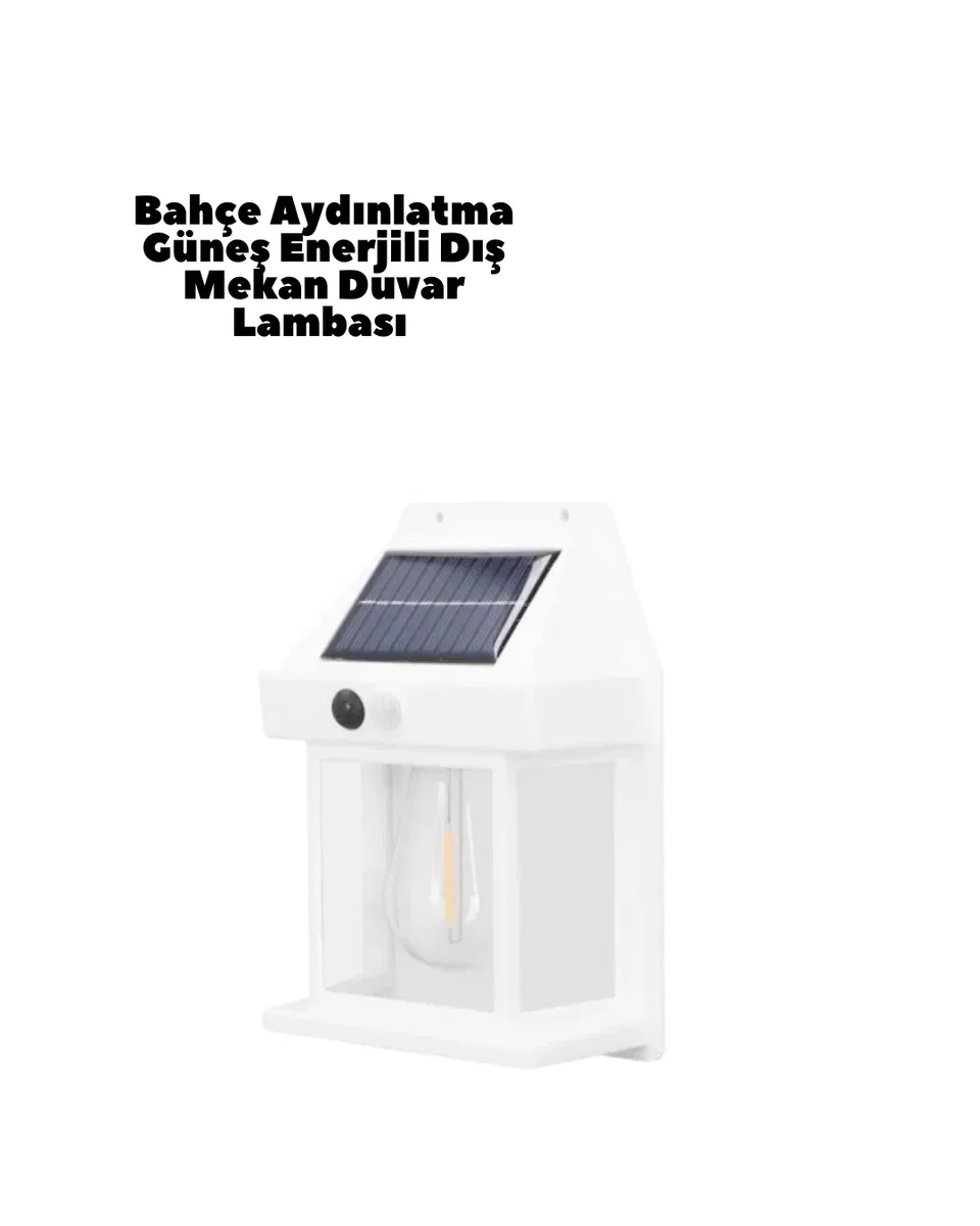 Güneş Enerjili Duvar Lambası BK888