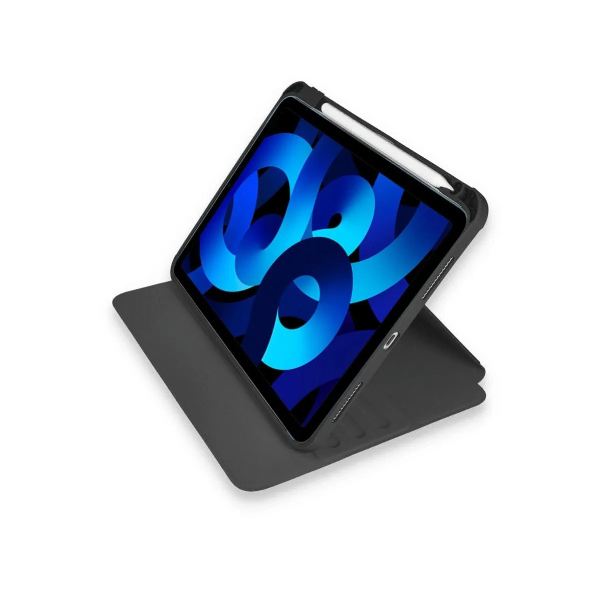 Apple İpad Pro 11 (2021) Kılıf Ling 360 Kalemlikli Tablet Kılıf - Siyah görsel 2
