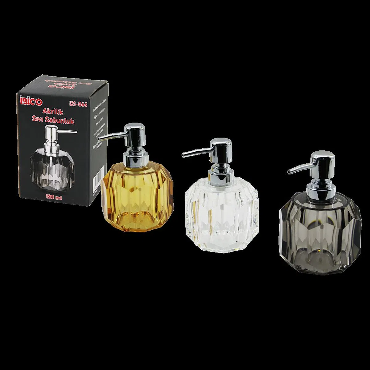 Akrilik & Mika 180 ml Sıvı Sabunluk görsel 2